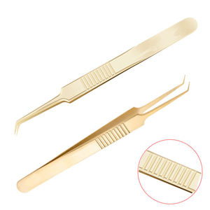 Pince à épiler en acier inoxydable pour extension de cils Ensemble de pinces à sourcils Pince à épiler en acier inoxydable - Product Image 1