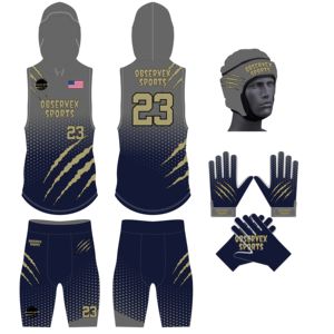 Camisetas de Compresión Personalizadas 7v7 con Capucha para Fútbol Americano Juvenil y Adulto, Tallas Grandes, Uniformes Deportivos de Verano para Equipos de Fútbol - Product Image 2