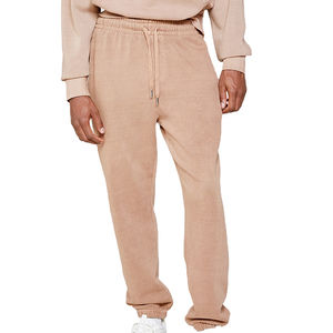 2025 pantalones de chándal deportivos informales de cintura alta a la moda para Hombres Nuevo estilo callejero diseño personalizado algodón liso antiarrugas OEM - Product Image 1