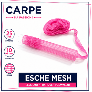 REFILL ESCHE MESH Pink 15mm 25mm 10meters Carp Freshwater Bottom Fishing Techniques Arma Protection Accessories PP Material Lure - Product Image 1