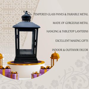 Home Decor Luxury Best Price Candle Holder Wedding Black Metal in Iron Candle <b>Tea</b> <b>Light</b> Candle <b>Lantern</b> - Product Image 5