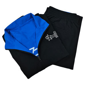 Survêtement réversible pour hommes personnalisé veste et pantalon à fermeture éclair imprimé cargo coupe-vent jogging ensembles de joggers de sport unisexe - Product Image 1