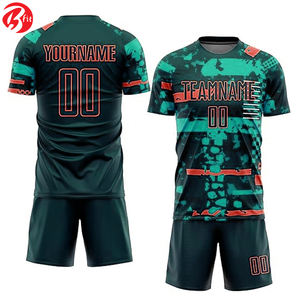 Best Price 100% Breathable <b>Waterproof</b> Lightweight Polyester Soccer Uniform for Men's Adults Custom Logo Automated Cutting - Product Image 3