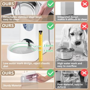 Alimentador lento inteligente 2 en 1 <span class=keywords><strong>para</strong></span> mascotas de alta calidad, comida <span class=keywords><strong>para</strong></span> <span class=keywords><strong>perros</strong></span> y gatos, <span class=keywords><strong>bebedero</strong></span> de agua <span class=keywords><strong>para</strong></span> comer lento, comedero <span class=keywords><strong>para</strong></span> mascotas - Product Image 5