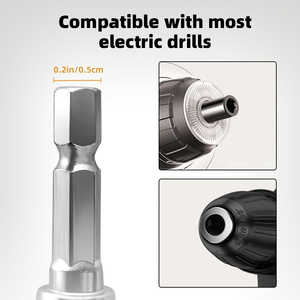 1 pièce Accessoire de nettoyage de drain intégré pour toilettes et sols, avec tuyau de 5 mètres/196,85 pouces pour le nettoyage des drains - Product Image 4