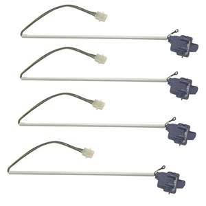 Lot de 4 interrupteurs de couvercle pour lave-linge électrique (3949247V) - Pièces en plastique pour lave-linge - Product Image 1