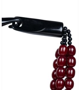 Collar de resina chapado en oro a la moda para mujeres y niñas, cuentas de resina amarilla para bodas y regalos, directo del fabricante - Product Image 2