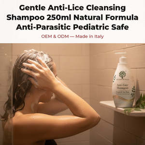 Shampoing Nettoyant Doux Anti-Poux 250ml RedMoringa Formule Naturelle Anti-Parasitaire Sûr pour Enfants OEM Marque Privée pour Cheveux Gras - Product Image 2