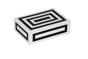 Cajas de Madera de Mango de Estilo Europeo con Arte Indio Exótico, Colección de Arte Popular Pulido, Tema Budista, Personalizables, 10x2.5x2 Pulgadas - Product Image 5