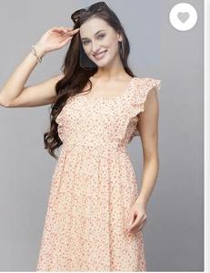 Robe décontractée élégante en coton indien fait à la main pour femmes pour les fêtes et l'été Cadeau de mariée personnalisé en vente! - Product Image 4