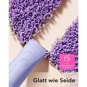 Rasoir électrique étanche IPX7 pour femme, pour la zone du bikini, 3 dispositifs de protection, têtes de lame en céramique remplaçables, tondeuse étanche - Product Image 5