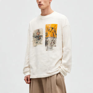 Camisetas Cortas de Manga Corta para Hombre, Personalizadas, 300 GSM, 100% Algodón, Tejido Waffle, Corte Cuadrado, Holgadas, Sólidas, Transpirables y Ecológicas - Product Image 1