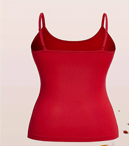 เสื้อกล้ามครอปผ้าฝ้าย/ใยไผ่ระบายอากาศได้ดีสำหรับผู้หญิงเสื้อกล้ามออกกำลังกายฟิตเนสเสื้อกล้ามครอปโยคะ - Product Image 4