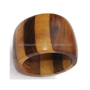 2025 Christmas Table Decoration Natural Wood Colour <b>Wooden</b> <b>Napkin</b> <b>Ring</b> Wood <b>Napkin</b> Holder for Wedding Events Parties Use - Product Image 5