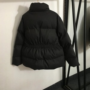 Women's Stand Collar Puffer <b>Jacket</b> for Fall and Winter Printed Technics Breathable Regular Down <b>with</b> Nylon <b>Lining</b> - Product Image 2