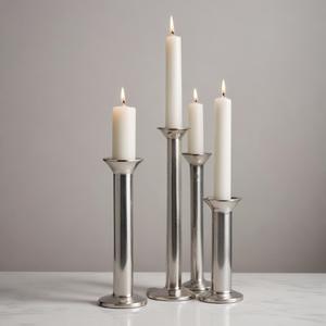 Portavelas de suelo de diseño contemporáneo de moda Candelabro de aluminio más vendido a precio competitivo - Product Image 2