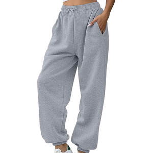 Pantalones Deportivos Casuales para Mujer, con Cordón, Cintura Alta, para Hacer Ejercicio, con Bolsillos, Pantalones Holgados y Cómodos para Mujer - Product Image 2