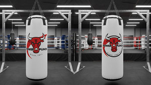 Sacs de frappe lourds en cuir en gros avec sac de frappe suspendu 25KG Équipement de boxe pour adultes - POWER PUNCH - Product Image 6