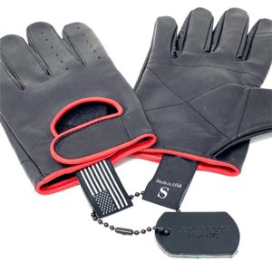 Gants de conduite en cuir de mouton à poils de luxe noir et rouge faits à la main, compatibles avec l'écran tactile, résistants à l'eau, durables et de qualité supérieure - Product Image 6
