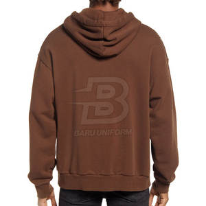 Sudaderas con capucha personalizadas de alta calidad Ropa de invierno informal con cuello con capucha de patrón sólido - Product Image 3