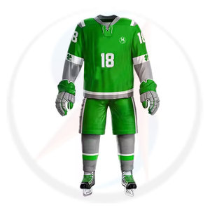 Uniformes d'entraînement de hockey sur glace personnalisés Ensemble de maillots d'entraînement respirants pour l'entraînement en équipe et l'entraînement quotidien - Product Image 1