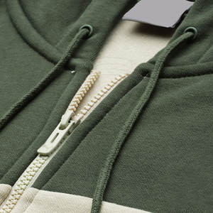 Chándal Deportivo Personalizado para Hombre, 100% Algodón, Cómodo, con Capucha, Cierre, Diseño Sólido para Invierno - Product Image 5