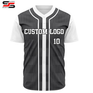 Camisetas de béisbol y softbol para jóvenes de la mejor calidad, estampados por sublimación personalizados y uniformes de poliéster transpirable - Product Image 4