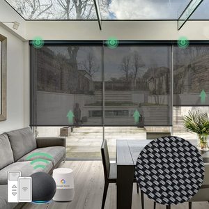 Ngoài trời không thấm nước PVC sợi thủy tinh Kem chống nắng Con lăn mù cửa sổ vải mặt trời an toàn dù để che nắng và kem chống nắng vải - Product Image 2