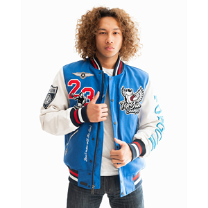 OEM logotipo personalizado manga de pana Chenille bordado Vintage Letterman Varsity estilo invierno Casual Letterman chaqueta para hombres - Product Image 1