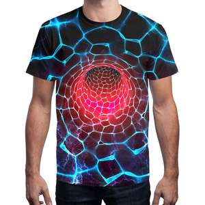 T-shirts grande taille pour hommes importés de qualité supérieure impression pakistanaise respirante Sublimation 100% coton matériel T-shirts pour hommes - Product Image 1