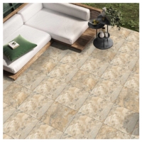 Carreaux de sol modernes 500x500mm en céramique imitation brique murale extérieure, robustes et antidérapants, pour parking, hôtel, villa, sous-sol, centre commercial 5