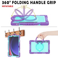 Étui de transport avec poignée pour tablette Samsung S10 Plus/ S9 Fe Plus/S9 Plus pour les écoles, les étudiants et les fournisseurs éducatifs