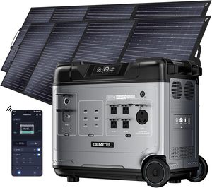 5120Wh Large Capacity <b>Solar</b> <b>Generator</b>,Portable Power Station P5000 Pro With 2X400W <b>Solar</b> Panel 5x3600W AC Output (6000W Surge), - Product Image 1