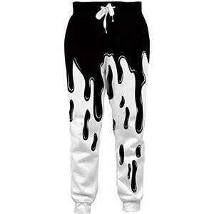 กางเกงวิ่งสำหรับผู้ชายกางเกงวิ่งจ๊อกกิ้งผ้าแคนวาสลำลองแบบซับลิเมชัน - Product Image 1