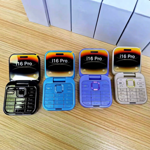 Teléfono con tapa Sower I16 Pro, pantalla de 1.77 pulgadas, doble SIM GSM, con ranura para tarjeta de memoria, para usuarios mayores - Product Image 2