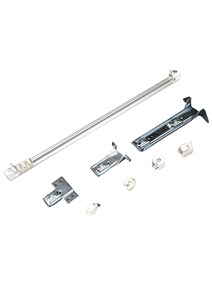 Ensemble de rails de draperie FlexiCurve au design moderne avec cordons métalliques assortis - Product Image 6