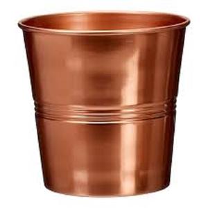 Maceta de cobre hecha a mano Maceta de cobre martillado con mango de latón Diseño de lujo Maceta de interior al aire libre de metal - Product Image 6