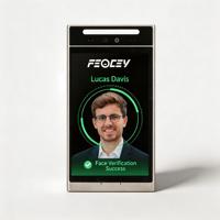 Terminal de contrôle d'accès facial Feocey FCV5005, étanche IP66, système de pointage 8 pouces avec reconnaissance faciale, open source JS