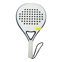 Raket Padel Bentuk Khusus Pace Sports PS-PR-08 Berkualitas Tinggi dengan Inti EVA Serat Karbon 18K Ukuran Permukaan 25-26, Berat 350-370g, Panjang 45-47cm