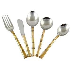 Artículos de cocina de último diseño, juego de cubiertos de metal de latón macizo, vajilla para el hogar, Hotel, restaurante, catering, juego de cubiertos para servir - Product Image 3