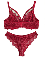 Service OEM – Nouveaux ensembles de soutien-gorge bikini sexy pour femmes, à armatures, bonnets couvrants, en dentelle brodée, écoresponsables, en Spandex/Coton, push-up, fermeture dorsale