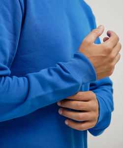 Por encargo de peso pesado Streetwear cuello redondo 100% algodón polar Sudaderas talla grande transpirable Hip Hop sudadera - Product Image 6