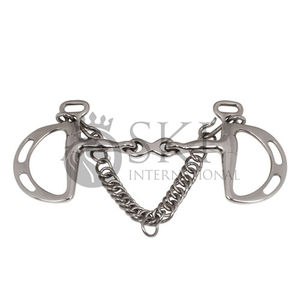 Bocado de Caballo Occidental de Una Sola Pieza con Logotipo Personalizado Kimberwick, Acero Inoxidable de Alta Calidad, 50x50x40cm, Equipo de Equitación, Embalaje - Product Image 3