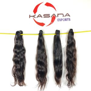 Vente en gros Extensions de cheveux Remy 100% naturels alignés et droits Body Wave Cuticule du temple indien Cheveux humains profonds non traités - Product Image 2