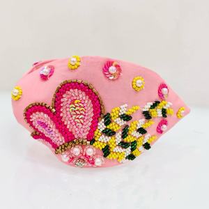 Elegant Handmade <b>Beaded</b> <b>Headband</b> For Women Fashion Hair Accessories With Unique Designs And Stylish Patterns From India - Product Image 6