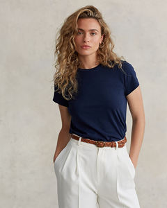 OEM T-shirt personnalisé pour femmes Streetwear décontracté T-shirt tendance en vrac Vente en gros Vêtements d'été unis de haute qualité - Product Image 1