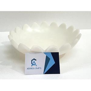 Bol à fruits en résine à texture marbrée, dernier design, forme ronde, bols à salade en résine, table, bols à dessert en résine faits à la main, plateaux - Product Image 2