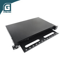 Gcabling Terminal CCTV Mini FTTH LC SC Rail DIN, Panneau de brassage modulaire, Répartiteurs de fibre optique, Boîtier terminal ODF 6/8 ports pour centre de données