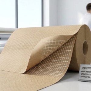<span class=keywords><strong>Papier</strong></span> <span class=keywords><strong>Kraft</strong></span> Renforcé OPERFECT 300g Robuste avec Stratification PE KSK pour Isolation Extérieure Industrielle et Ignifugation d'Entrepôts - Product Image 5