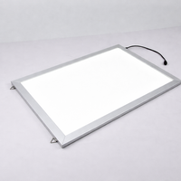 Boîte à lumière LED murale, panneau publicitaire, cadre à encliquetage en aluminium pour restaurant